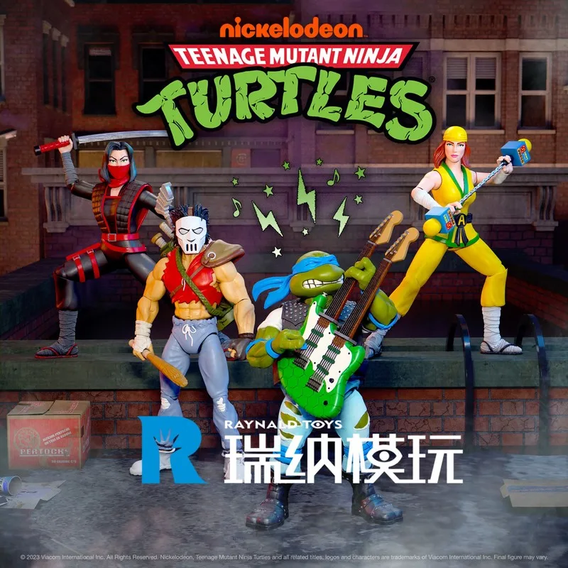 In Stock Super7 Teenage Mutant Ninja Turtles Wave 10 Tmnt W10 Ninja April Rocker Leo Karai Casey V2 Action Figures Gift