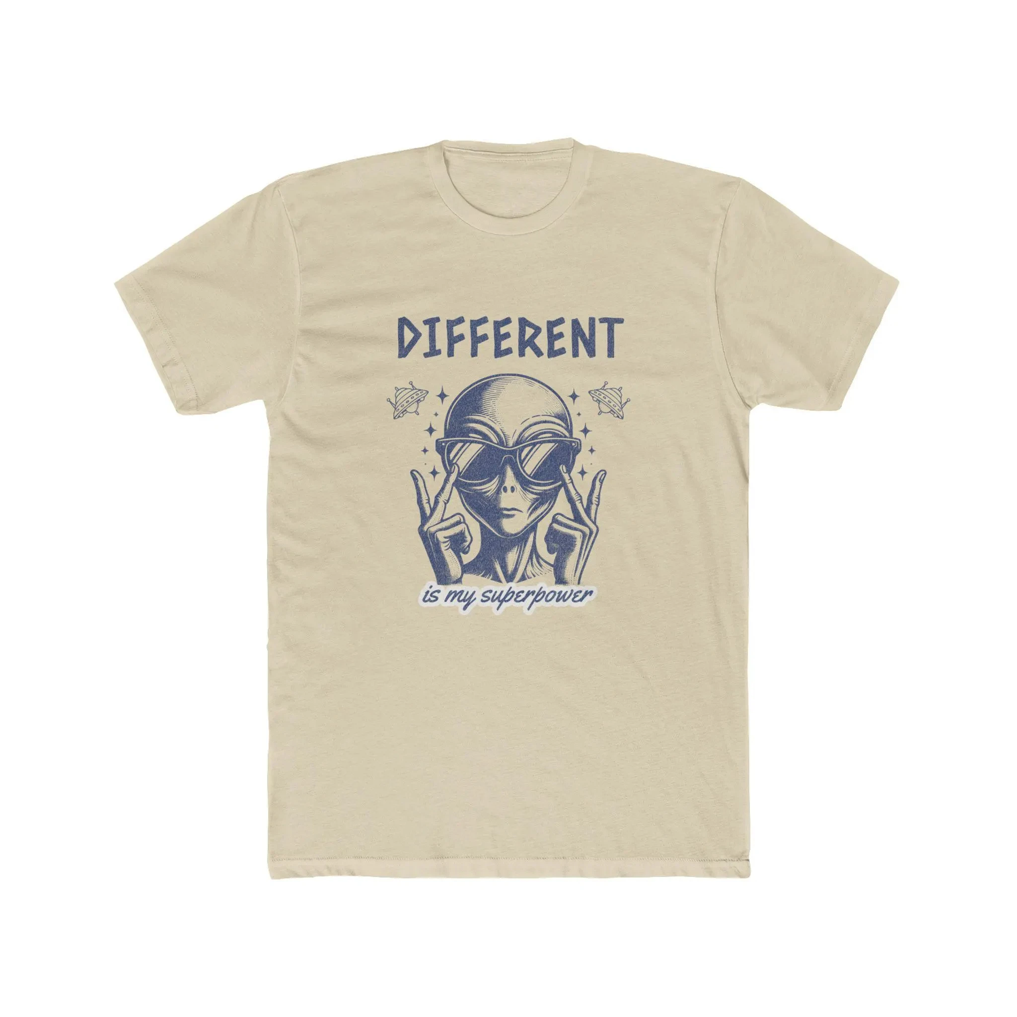 2026 Summer Casual Fashion - Loose and Individualistic Top - Different Is My Superpower - Alien Autism Awareness T-Shirt