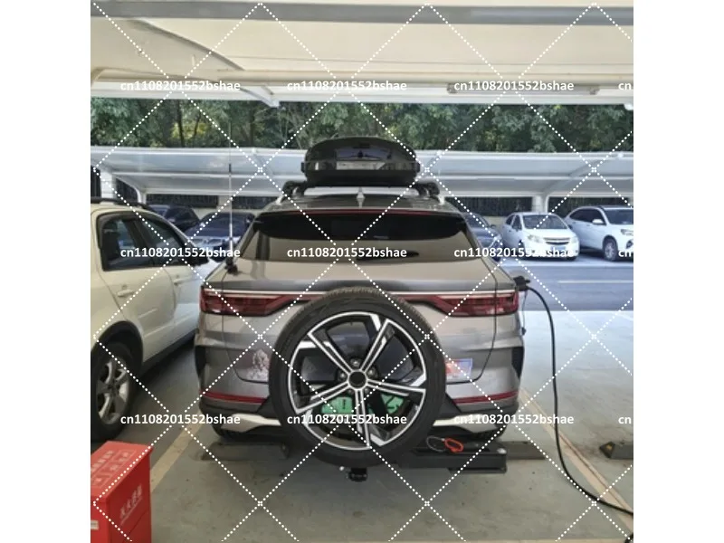 Universal Spare Tire Rack Carrying Bracket Trolley Trailer Bar Square Mouth Foldable Pull-out