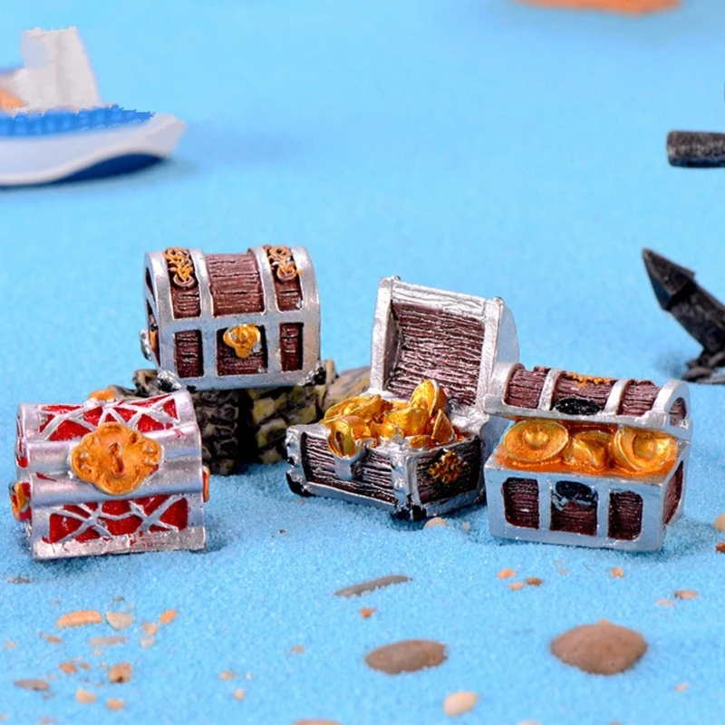 E15D Fish Shrimp Ingot Storage Storage Ornament Aquarium Model Underwater Model Crafts