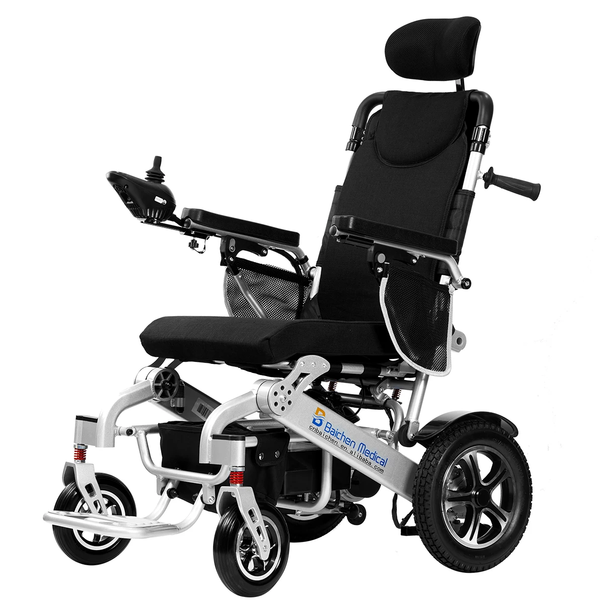 New Released Lightest Lithium Battery Electric Wheel Chair Lightweight Portable Foldable Electric Wheelchair With Long Distance