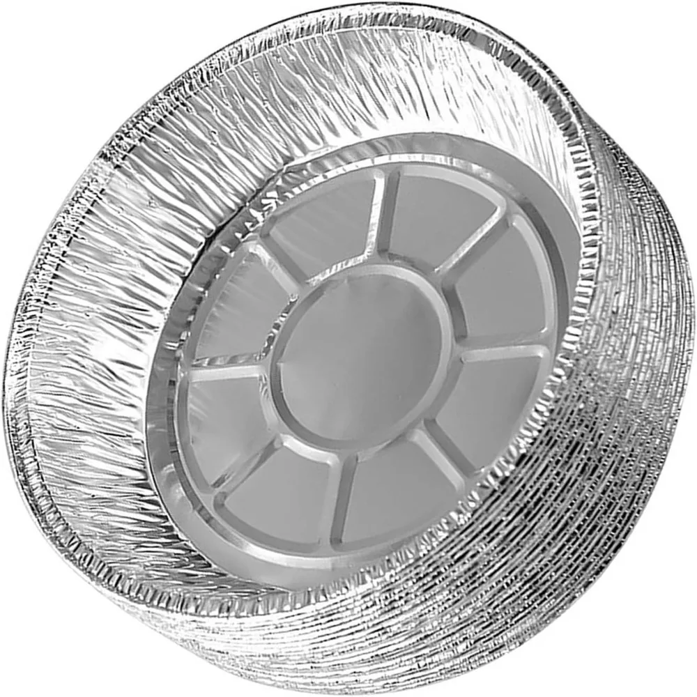 20PCS 6 Inch 7 Inch 8 Inch 9 Inch Air Fryer Foil Baking Pan Aluminum Foil Food Grade Tin Foil Pan Non Stick Round Baking Tray