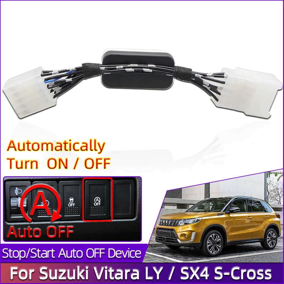 For Suzuki Vitara LY 2015-2020 SX-4 S-Cross 15-18 Automatic Stop Start Engine System Off Device Control Sensor Cable Accessories