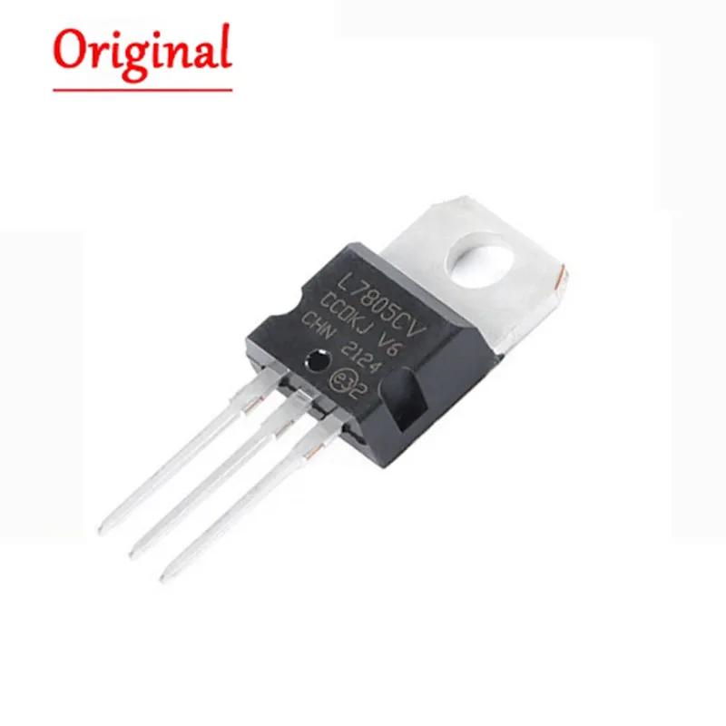 100pcs IC 7805 7806 7808 7809 7812 7815 7905 LM317 TIP122 TIP127Voltage Regulator L7805 Linear Positive Fixed 1 Output 5V 1.5A