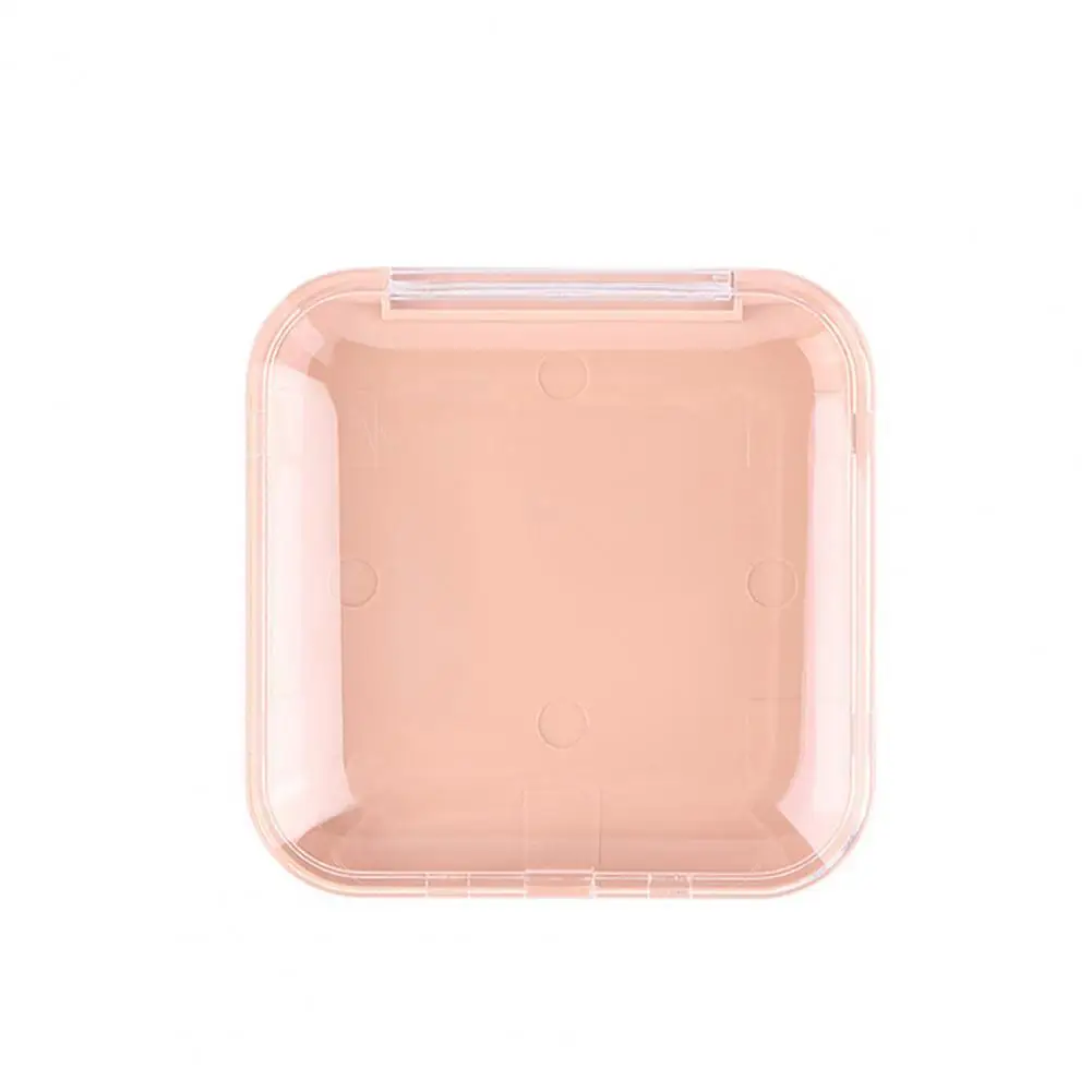 Useful Manicure Organizer Case DIY Nail Art Display Box Fake Nail Storage Case Acrylic  Transparent Lid