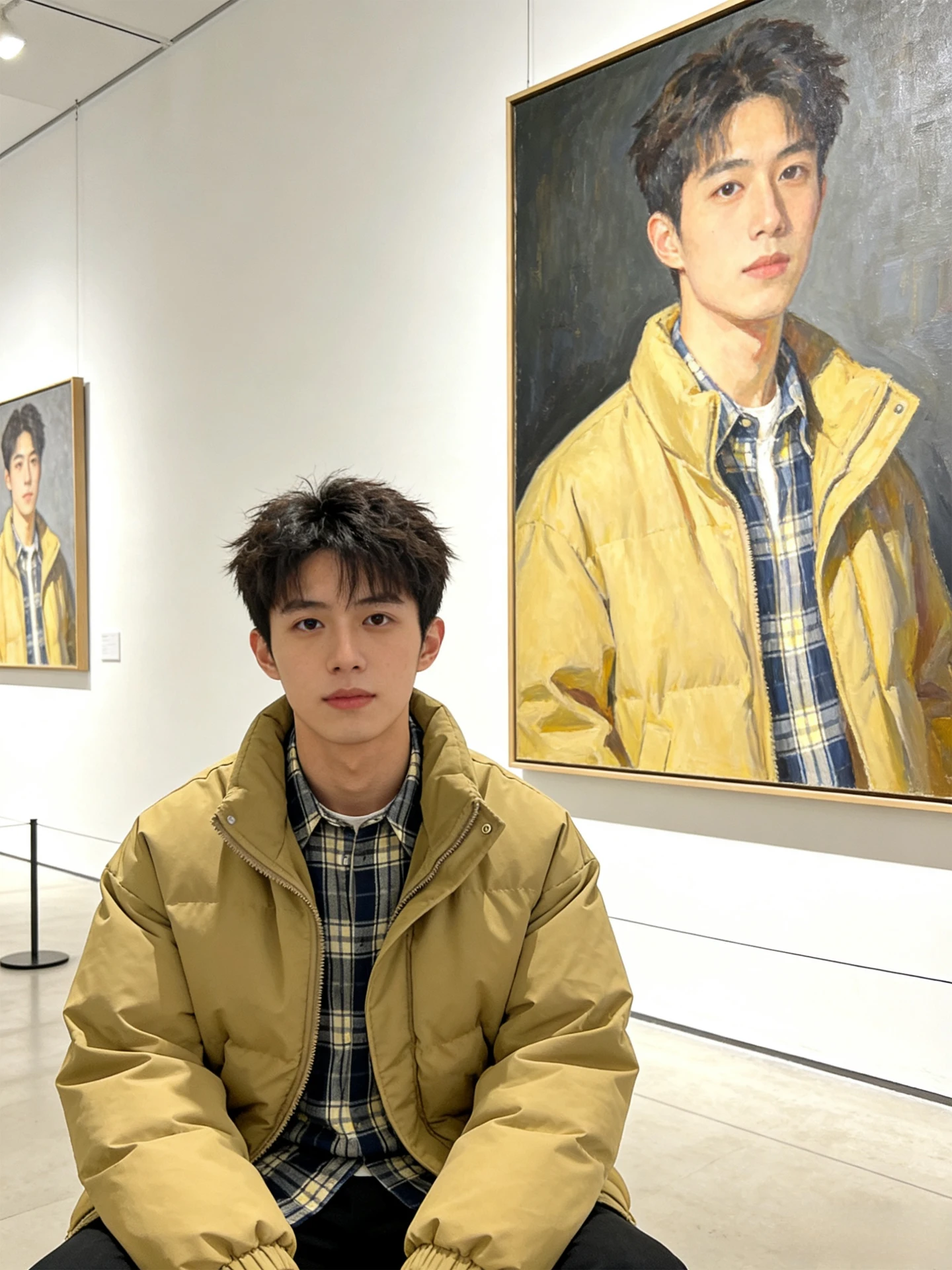 

Теплая утолщенная хлопковая куртка для мужчин: зимняя модная брендовая верхняя одежда премиум-класса с воротником-стойкой