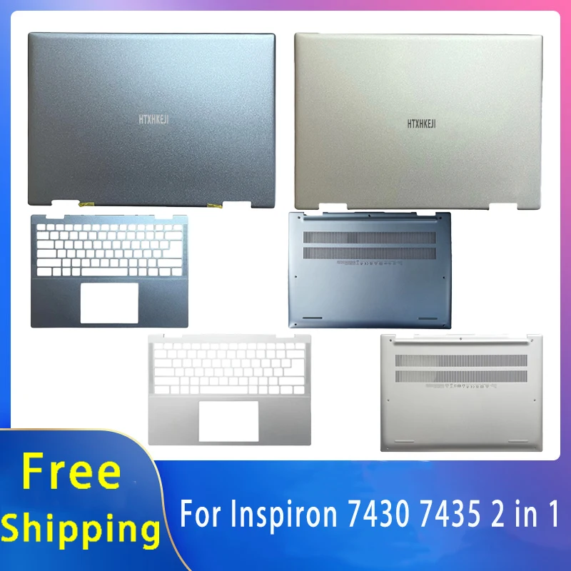 

Новинка для Dell Inspiron 7430 7435 2 в 1; сменные аксессуары для ноутбуков, задняя крышка ЖК-дисплея, упор для рук или нижняя часть 0W4GYW 0MF0F1