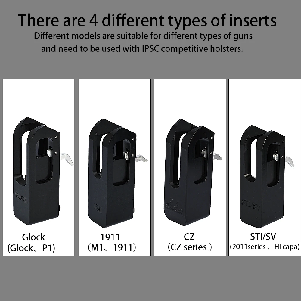 EverwildGear 전술 알루미늄 레이스 마스터 홀스터 Glock/1911 IPSC CNC Airsoft 사냥 슈팅 페인트 볼 액세서리