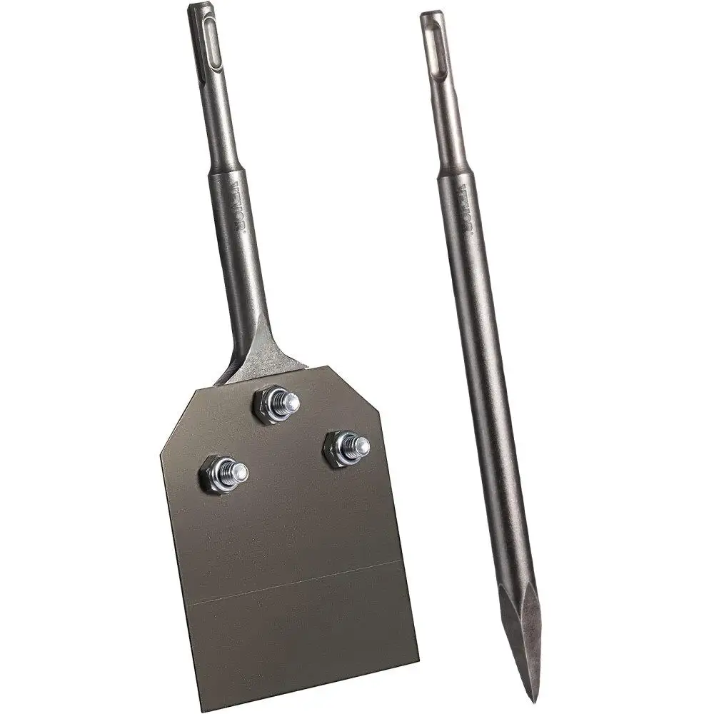 

High-Speed Steel Jackhammer Bit SDS Plus 3.9x9.5in for electric Demolition Trenching Shovel Bit for clay Gravel & Frozen Soil