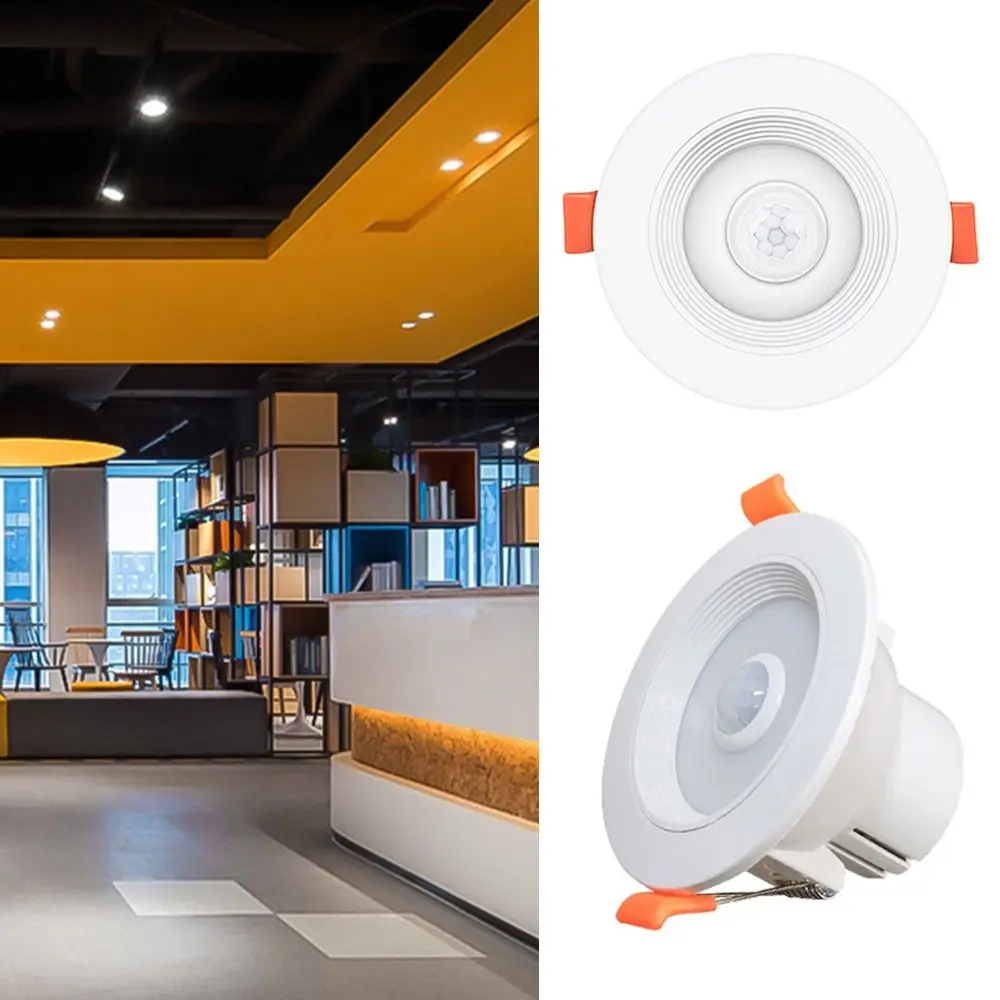 AC 85-265V for Corridor Aisle Infrared Auto ON Off Human Sensor Light LED Ceiling Light Downlight PIR Motion Sensor