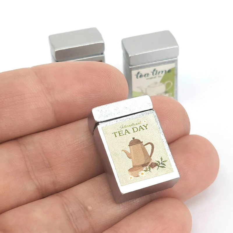 1/12 ตุ๊กตาจําลองชากล่อง Dollhouse Miniature ตกแต่งห้องครัวตุ๊กตาอุปกรณ์เสริม House สําหรับของเล่นเด็ก