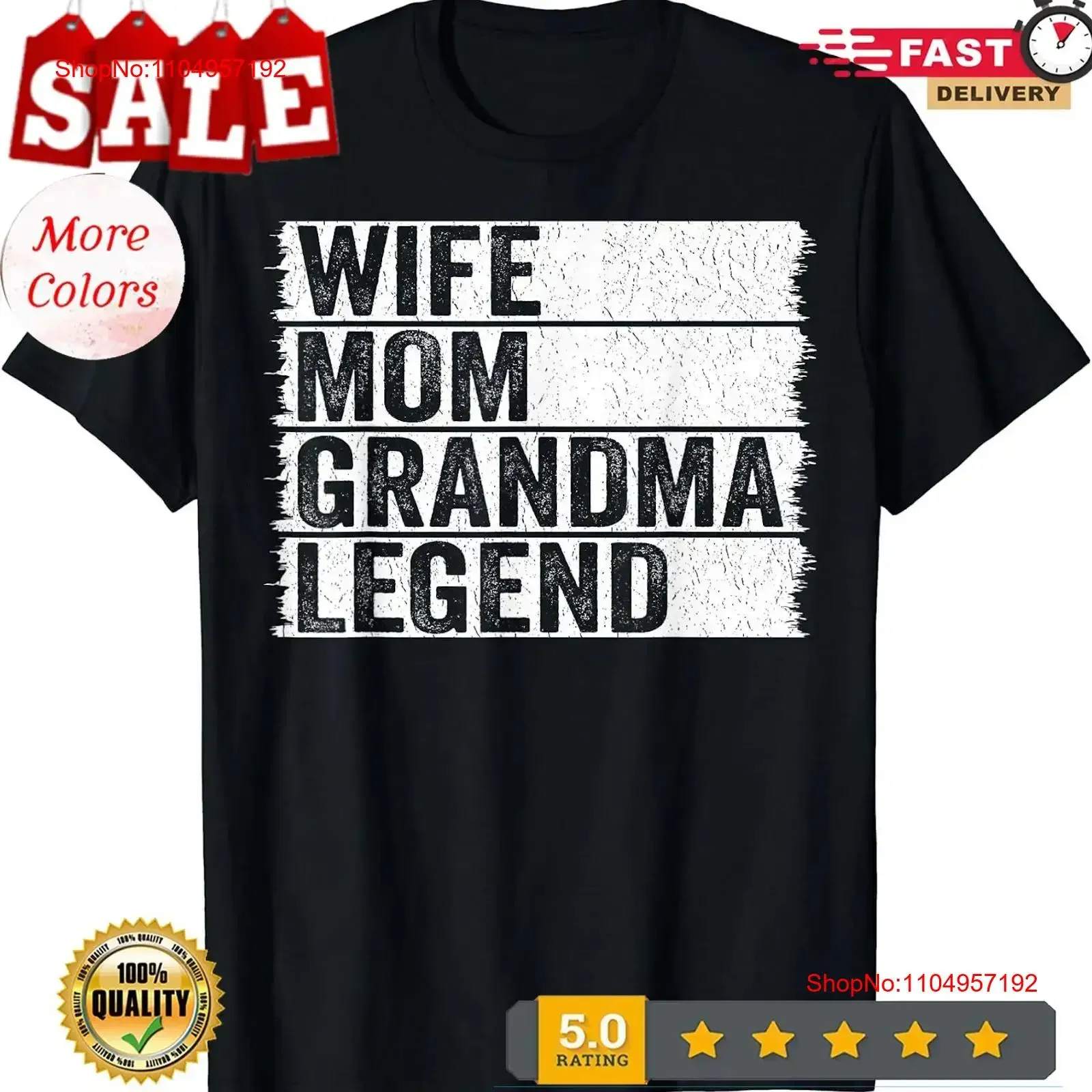 

Жена, мама, бабушка, легенда, день матери, милая семейная футболка, винтажный стираный топ с рисунком для повседневной носки, универсальный, стильный, мягкий