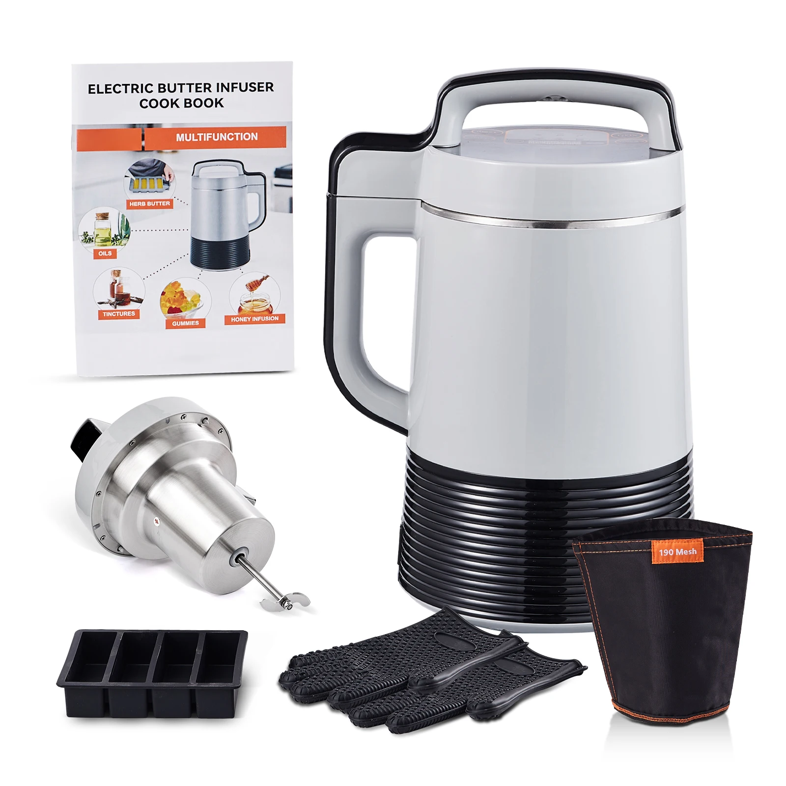 ماكينة صنع الزبدة SucceBuy 6 وظائف ماكينة صنع الزبدة السحرية العشبية وآلة ضخ الزيت مع درجة حرارة قابلة للتخصيص #1