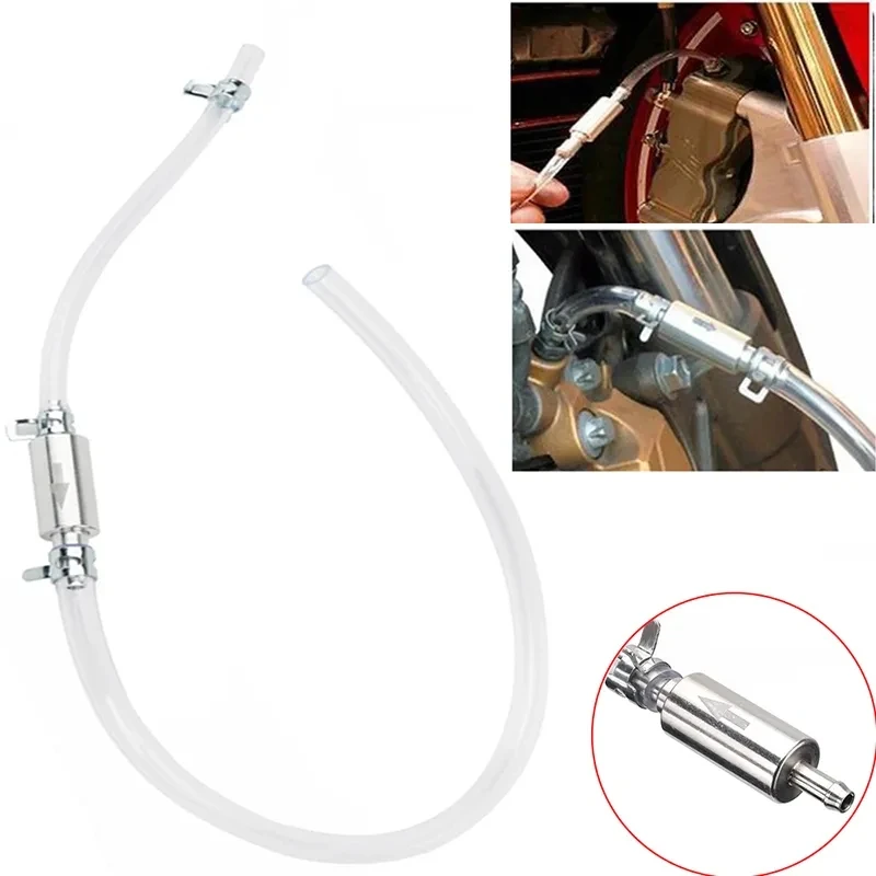 Car Motorcycle Brake Bleeding Oil Change Pump Tool Bleeder Fluid Hose Hydraulic Clutch Valve Tube Set Pit Dirt Bike Accessories