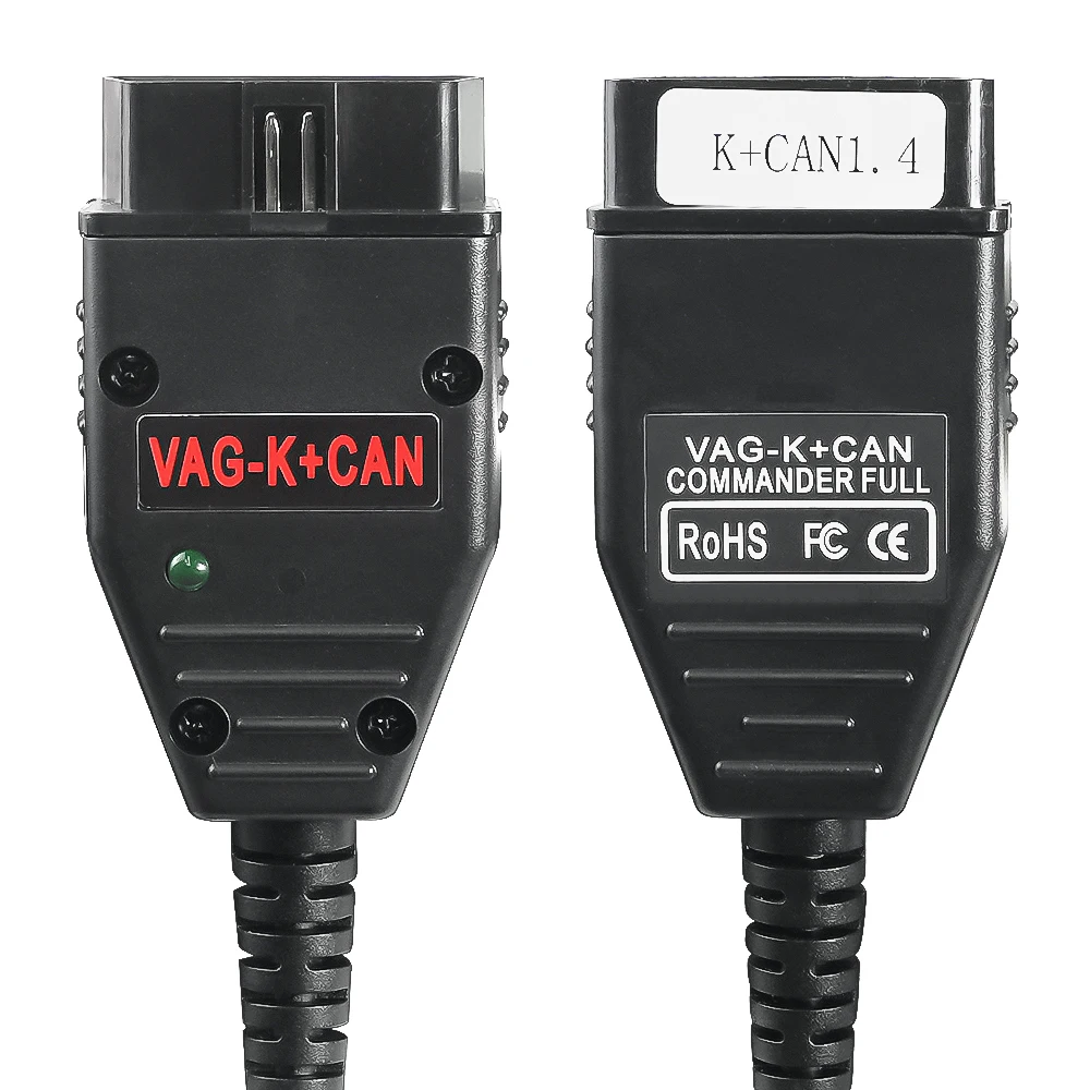 VAG K+CAN Commander 1.4 FTDI FT232RL PIC18F25K80 Full Chip OBD2 Diagnostic Tool For VW AUDI Odometer Correct IMMO Key Tool