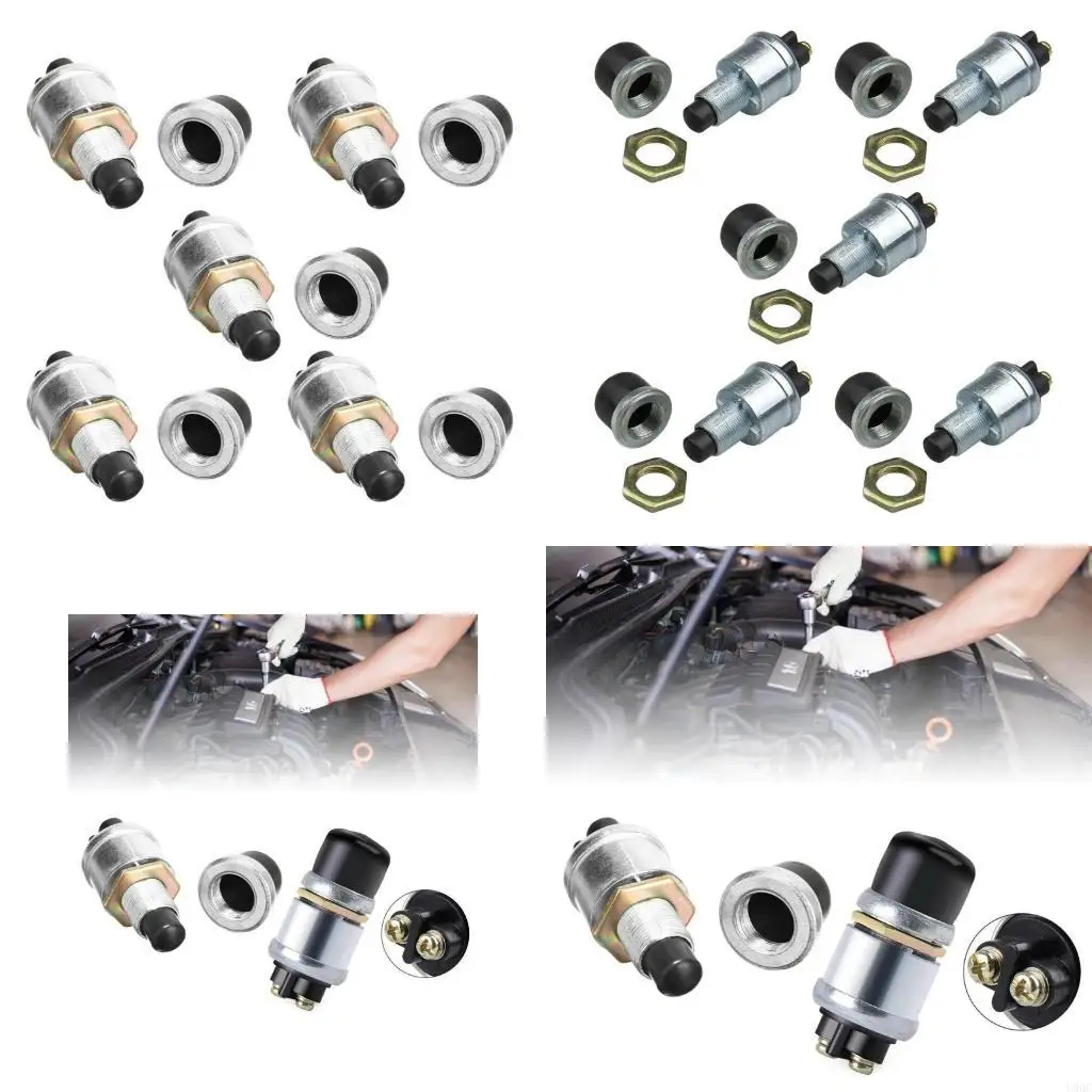 60A 12V 24V Waterproof Push Button Starter Switch Truck Engine Start Boat Starte New