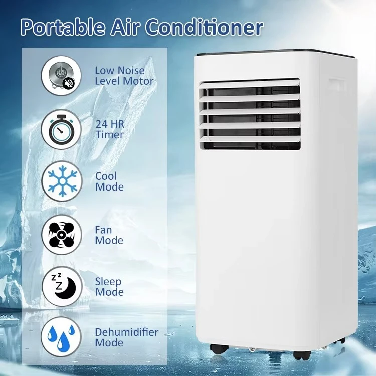 2026 9000BTU Energy Saving Mini Portable Air Conditioner for Bedroom Office Small Room