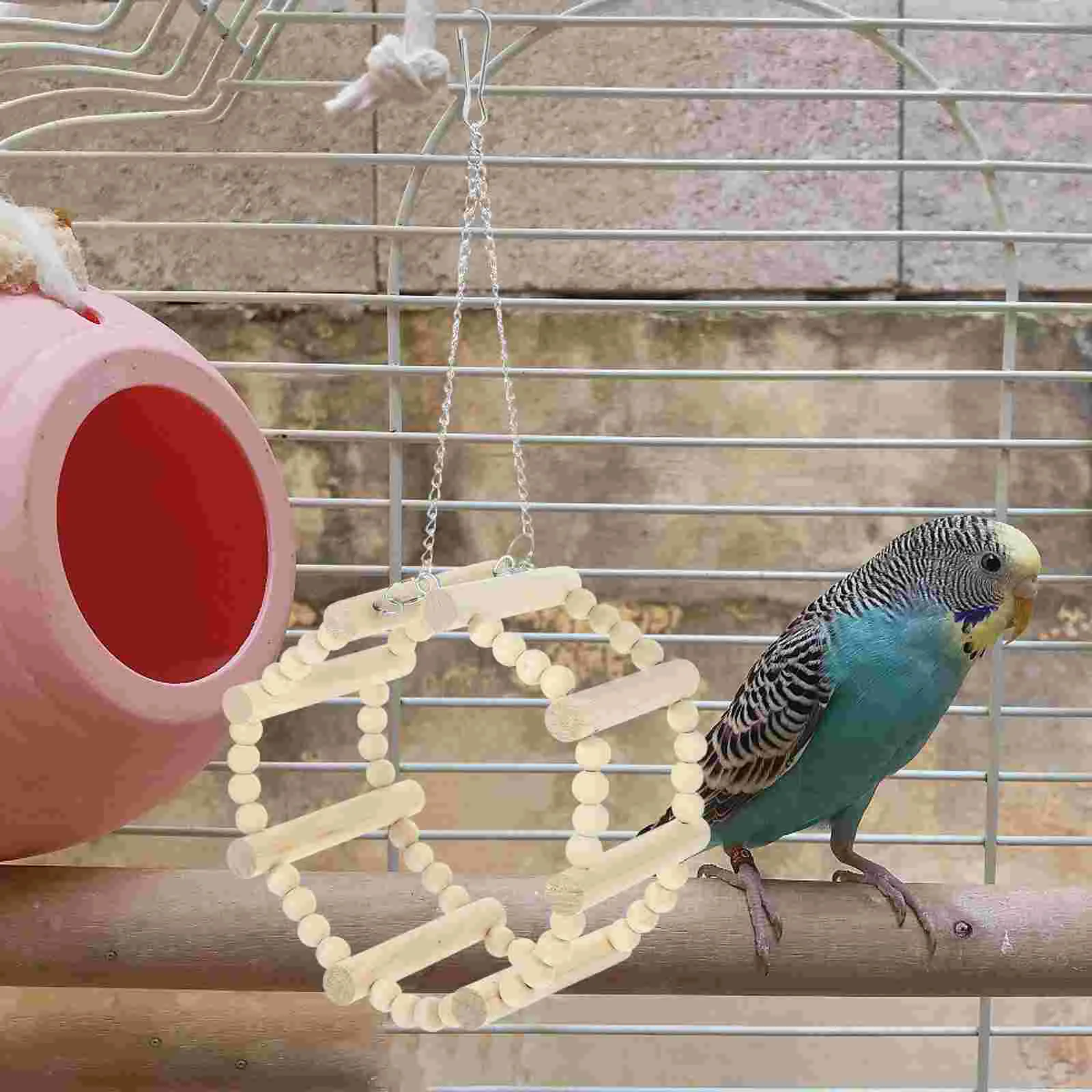 

Bird Parrot Swing Toy Household Bird Swing Wear-resistant Parrot Swing Bird Accessory household bird toy