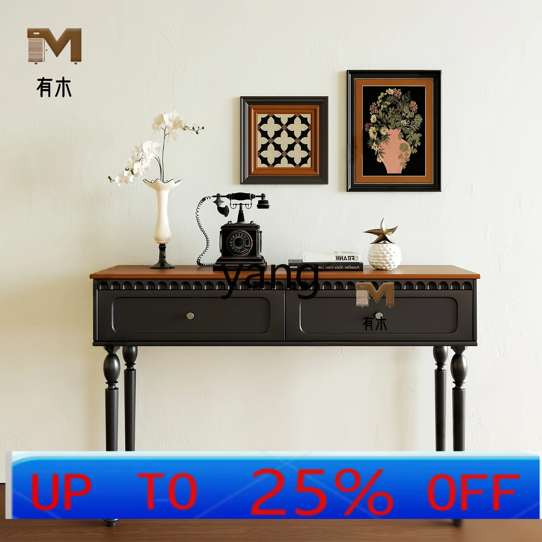 

CX New Chinese Style Dressing Table Bedroom Solid Wood Integrated Extendable Makeup Table Bedside Chest of Drawers