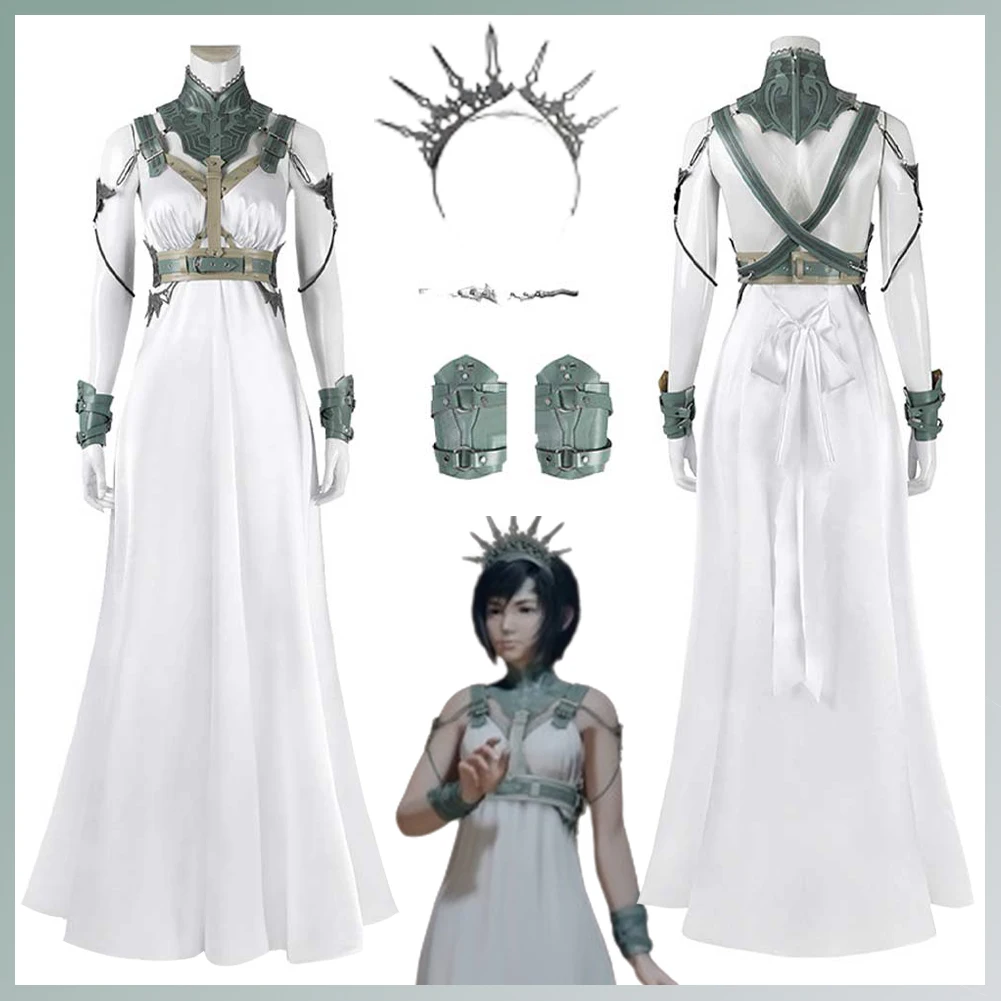 Anime Game Final Fantasy Costume Disguise Gold Saucer Yuffie Cosplay Fantasy The Stage Play Clothing Adult Women Outfits