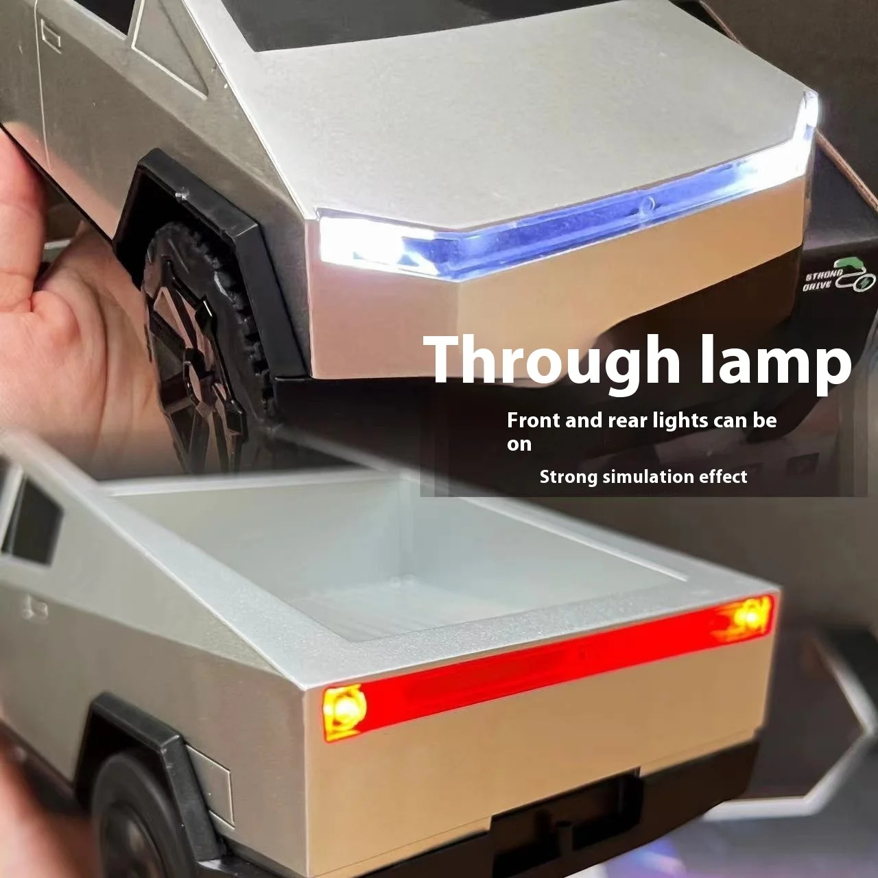 Rc simulation pickup truck toy car simulation car model Cyber pickup truck durable remote control car boy girl gift