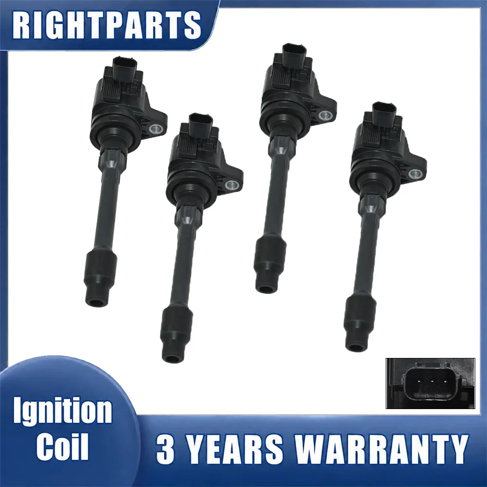 4pcs 30520-5R0-003 CM11121A Ignition Coil For Honda For 1.5L 2014-2019 Civic 2.0L 2016-2019 HR-V Jazz IV Vezel SUV 1.3 1.5 2013-