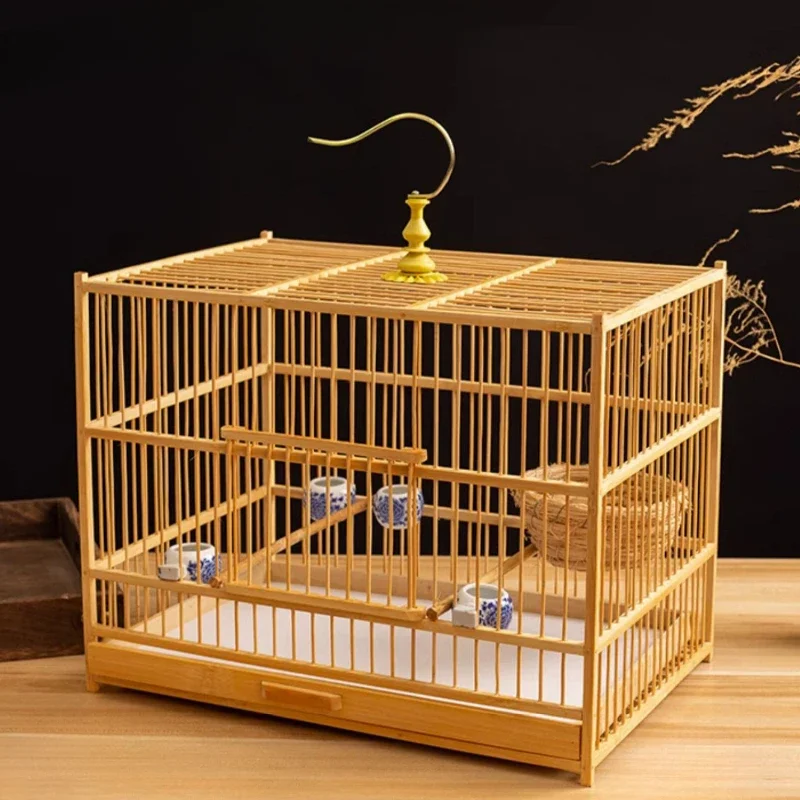 Cute Budgie Hamster Bird Cages Parrot Decoration Outdoor Backpack Bird Cages Products Gabbia Pappagallo Bird Supplies RR50BN