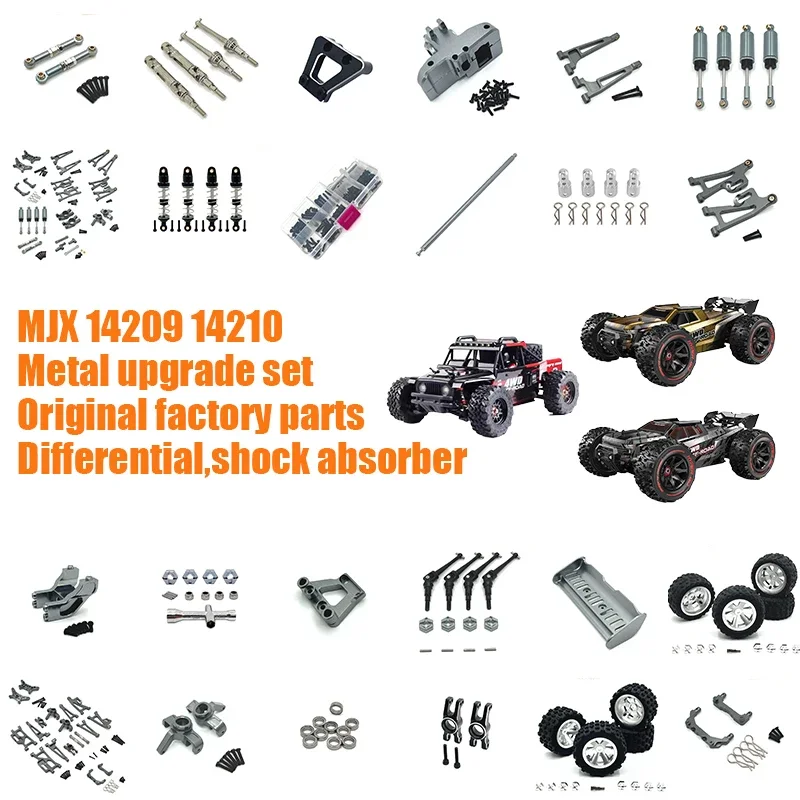 

MJX Hyper Go 14209 14210 Modified Accessories Differential Shock Absorber Tire Bumper Gear Arm Shell 1/14 RC Car Spare Parts