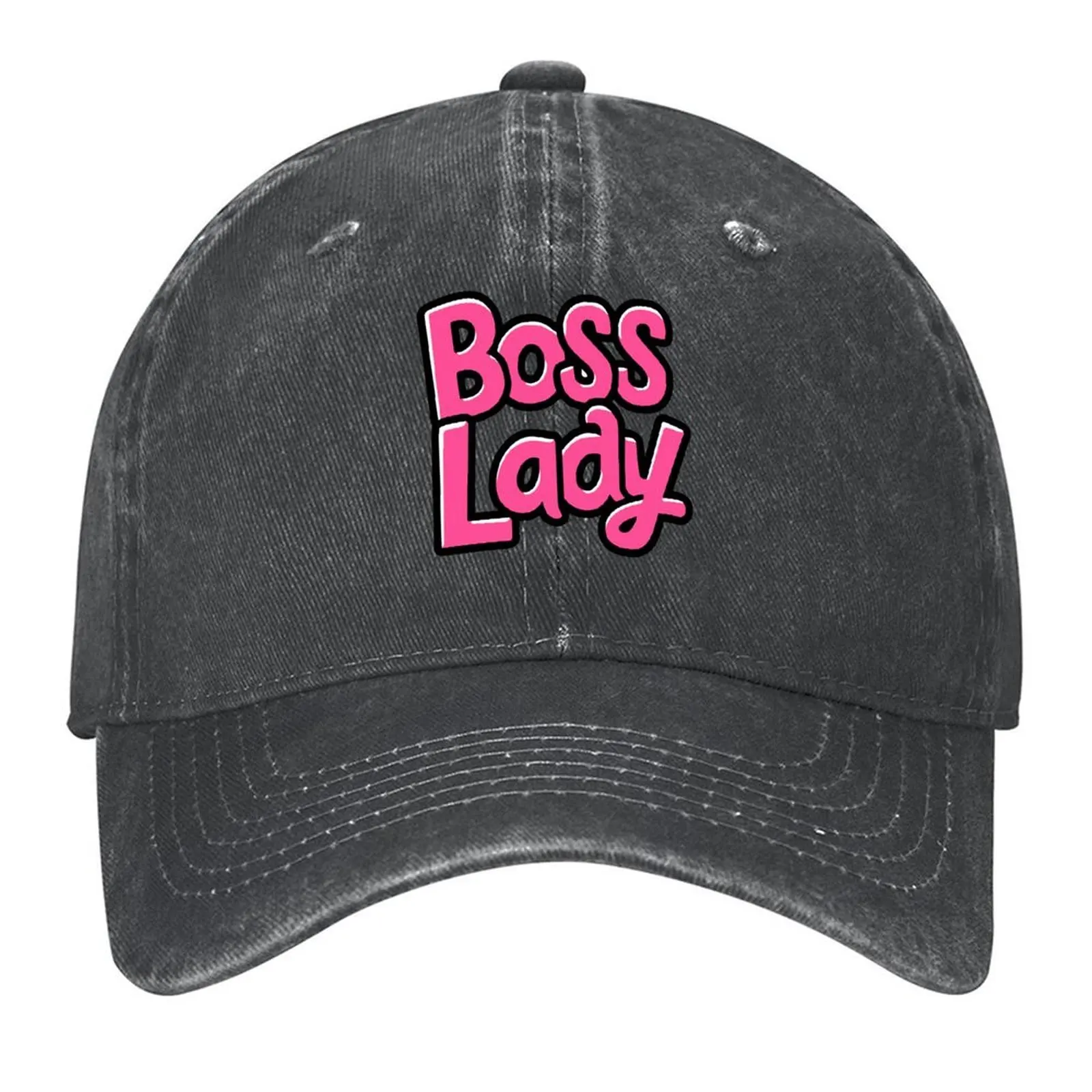 

Boss Lady! Funny Pink Workplace Humor Baseball Cap custom Hat Winter hat Golf Wear Golf Male Women's