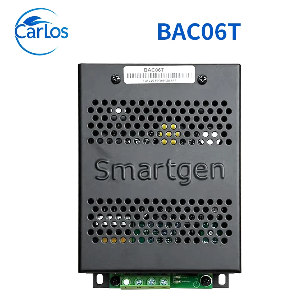 

Двухрежимное интеллектуальное зарядное устройство Smartgen BAC06T 6A 3A для аккумуляторов 12В/24В, замена BAC06A, адаптер для плавающей зарядки генераторов