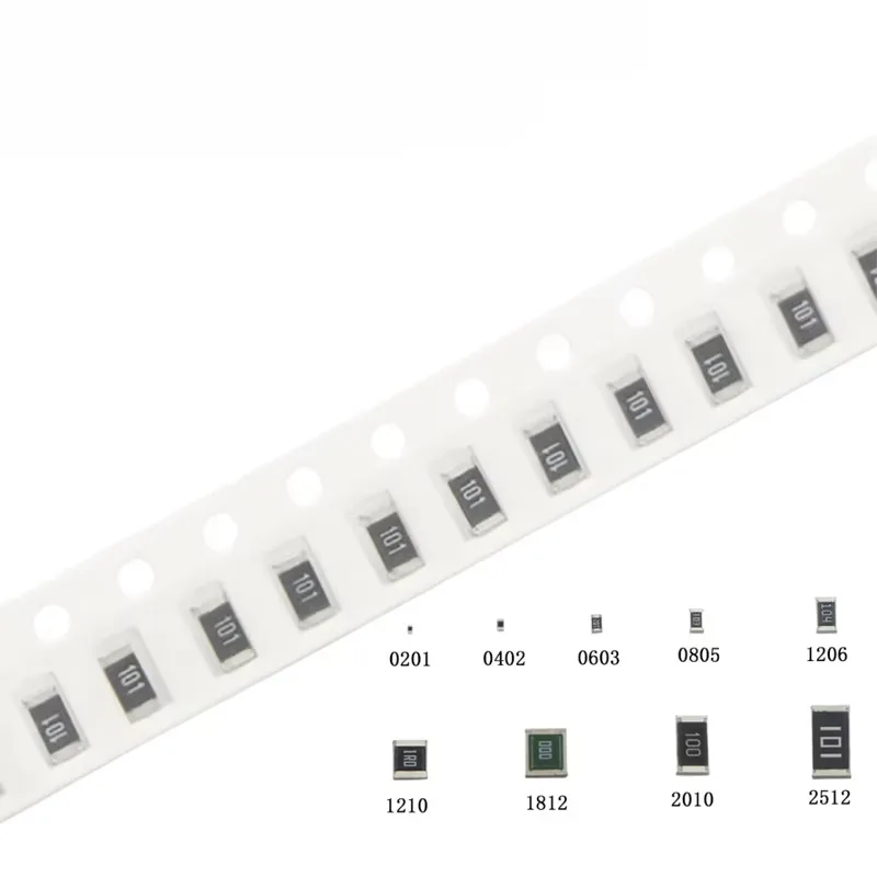 100 قطعة 1206 5% مقاومة SMD ~ 10 متر 1/4 واط 0 1 10 100 150 220 330 أوم 1K 2.2K 10K 100K 0R 1R 10R 100R 150R 220R 330R #1