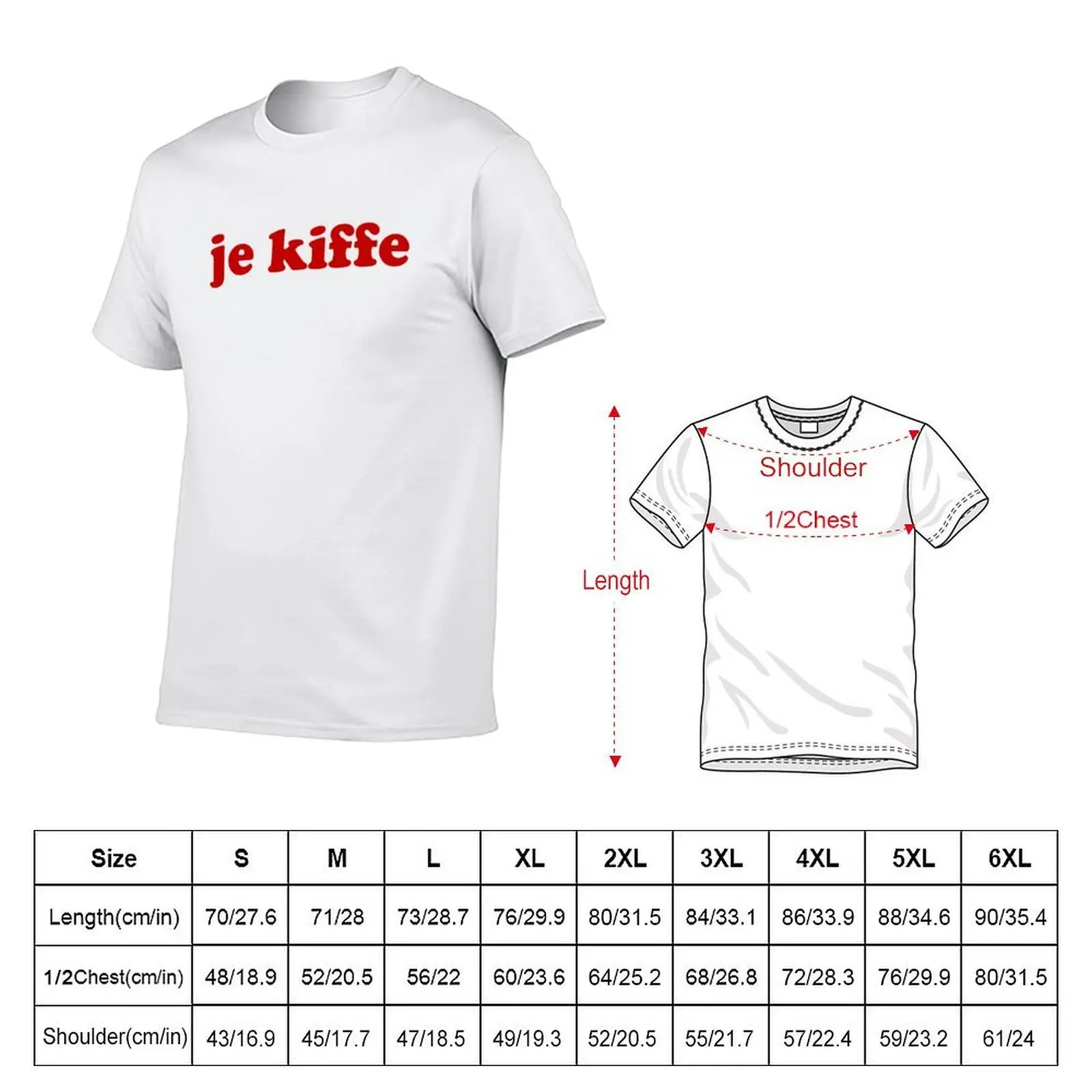 Je Kiffe - French slang words (I dig that) T-Shirt oversize t-shirts man gifts for boyfriend t shirt for men