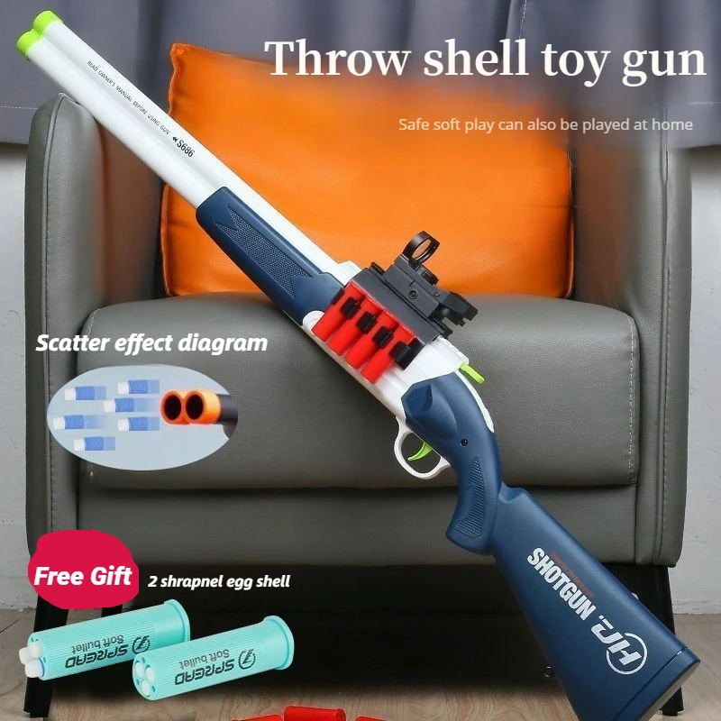 CPC Certificato Eva Morbida Proiettile Giocattoli Pistola di Plastica Abs 14y Film Revolver Liquidazione Squadra All'aperto/Famiglia Pistola da Battaglia Giocattolo Sport