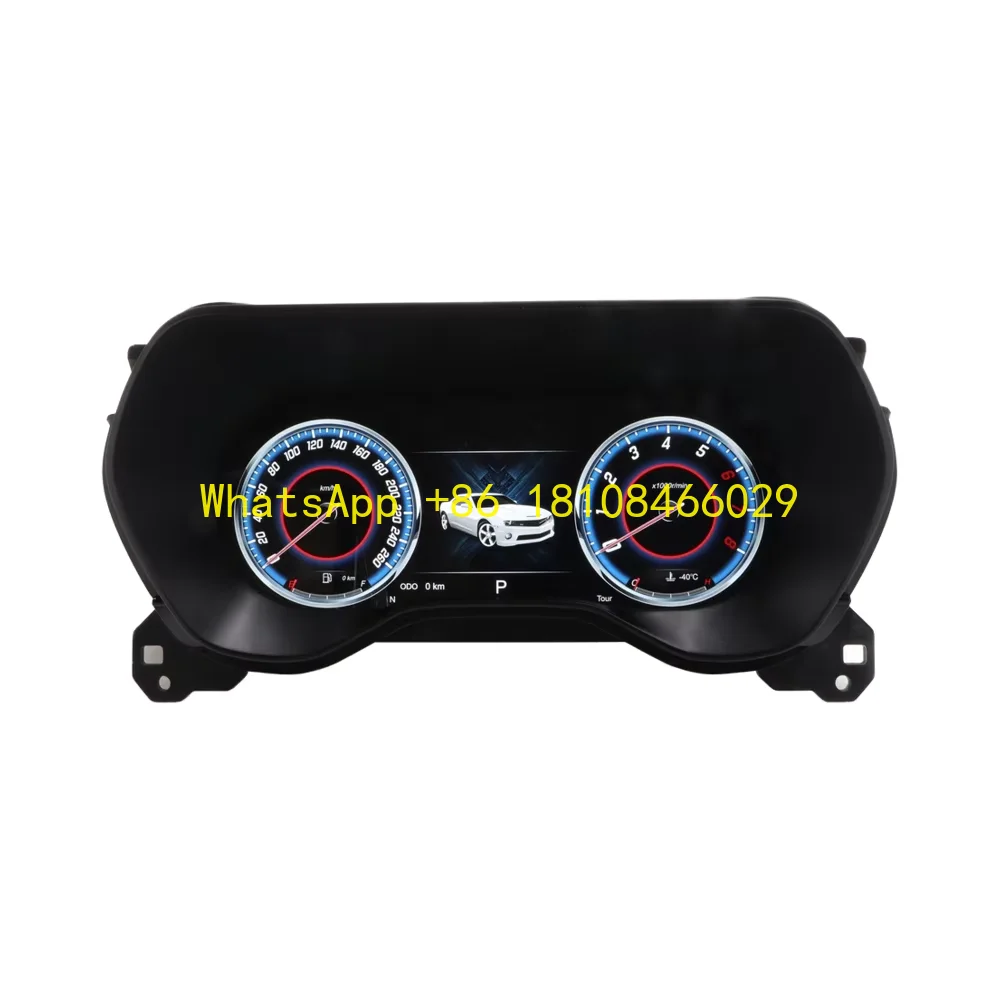 

12.3 Inch Digital Dashboard Instrument Cluster for Chevrolet Camaro 2015-2023 Speedometer Panel for Auto Meter Cluster Display