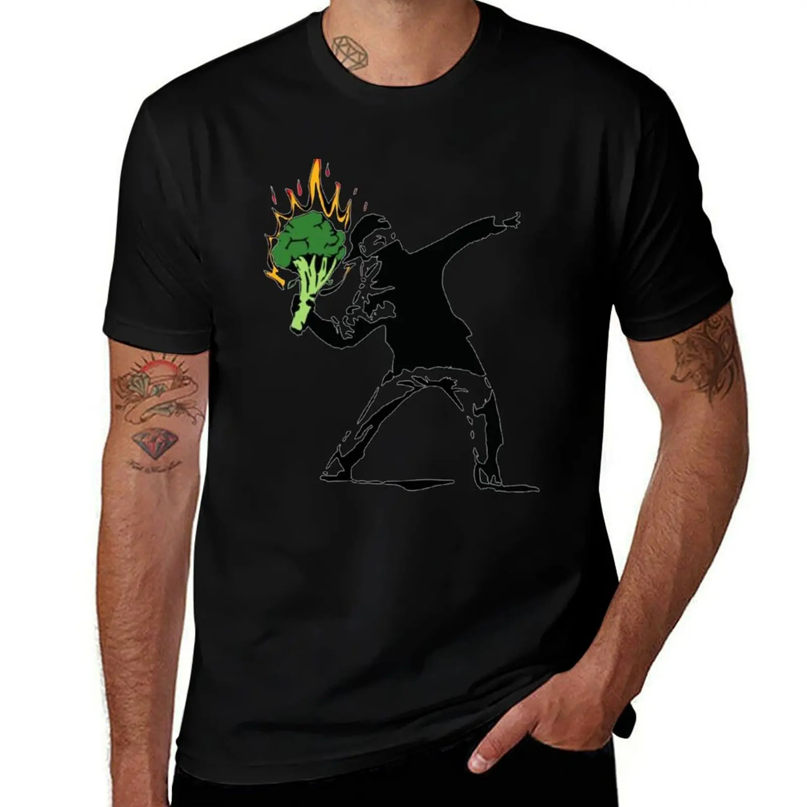 

Vegan Banksy T-Shirt plus size tops anime oversized t shirts for men graphic