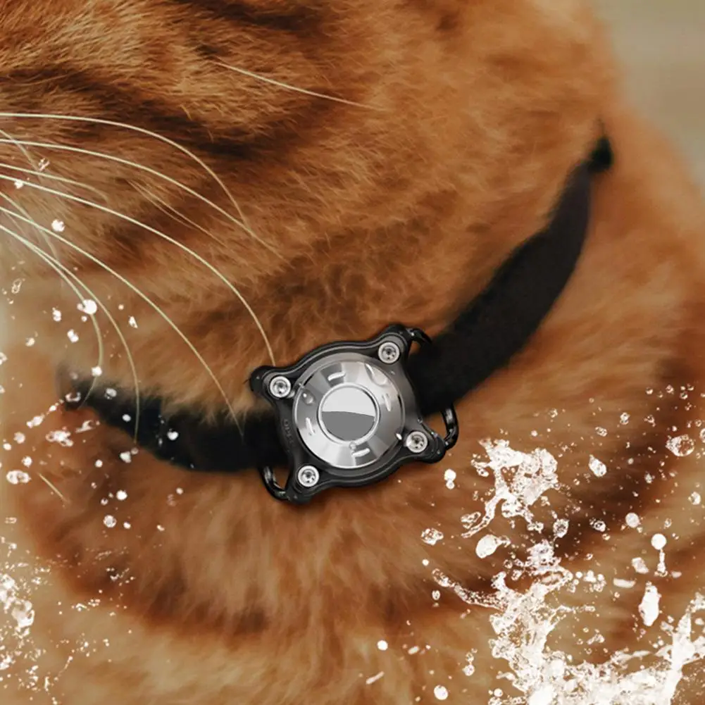 

Для устройства Apple против потери, алюминиевый сплав, веревочный чехол для домашних животных, чехол для кошки, ошейник, защитный держатель для собак, водонепроницаемый G7H1