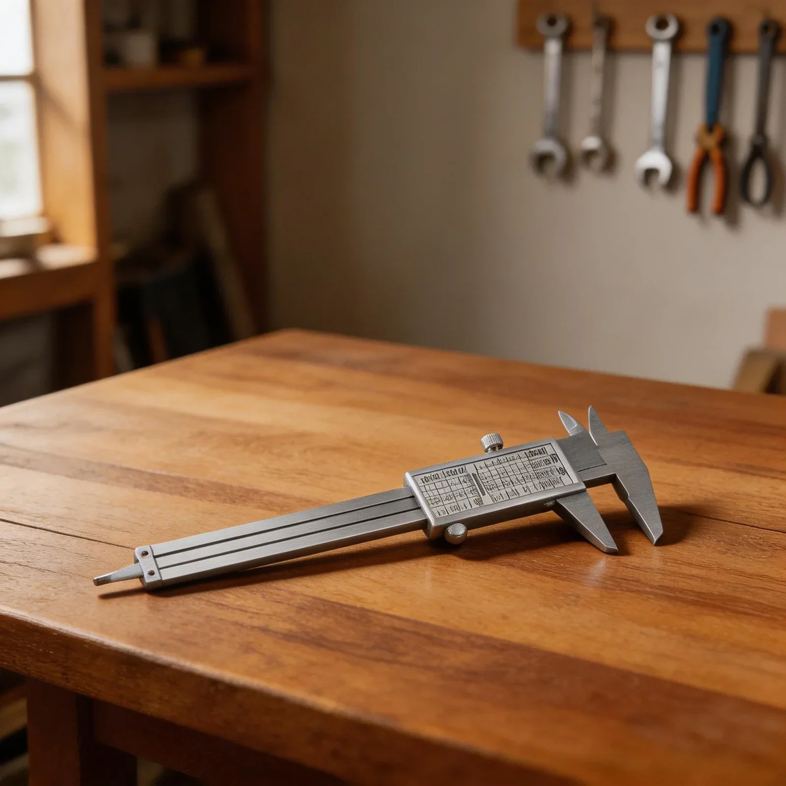 Metal Vernier Caliper Voltage Meter Measuring Range 0-100mm Household Caliper High Carbon Steel Smooth Sliding Mechanism