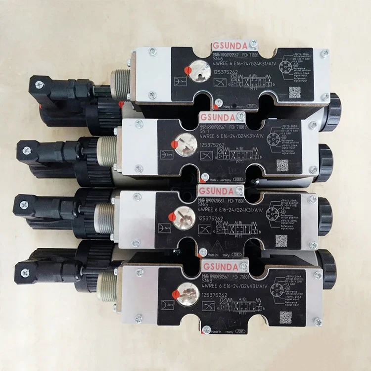 Hydraulic Solenoid Control Valve 4WRZE16 W6 150-7X/6EG24EK31 A1M  Proportional Directional Valve 4WRPH6 XB24L-20/G24Z4/M-842