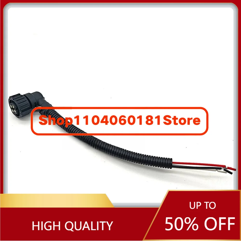 Excavator Parts Temperature Gearbox Pressure Switch Odometer Sensor Connector Tail Light Harness Plug, 4-wire
