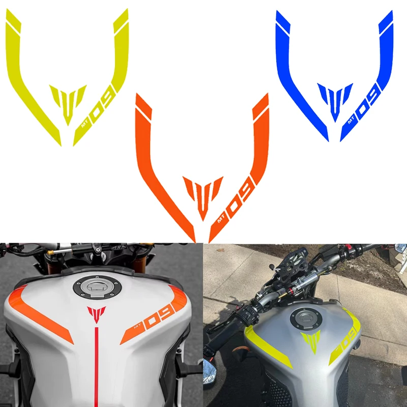 NEW 3M Motorcycle Sticker Racing MT-09 Fuel Tank Decals Logo Accessories Waterproof For Yamaha Mt09 Mt 09 mt-09