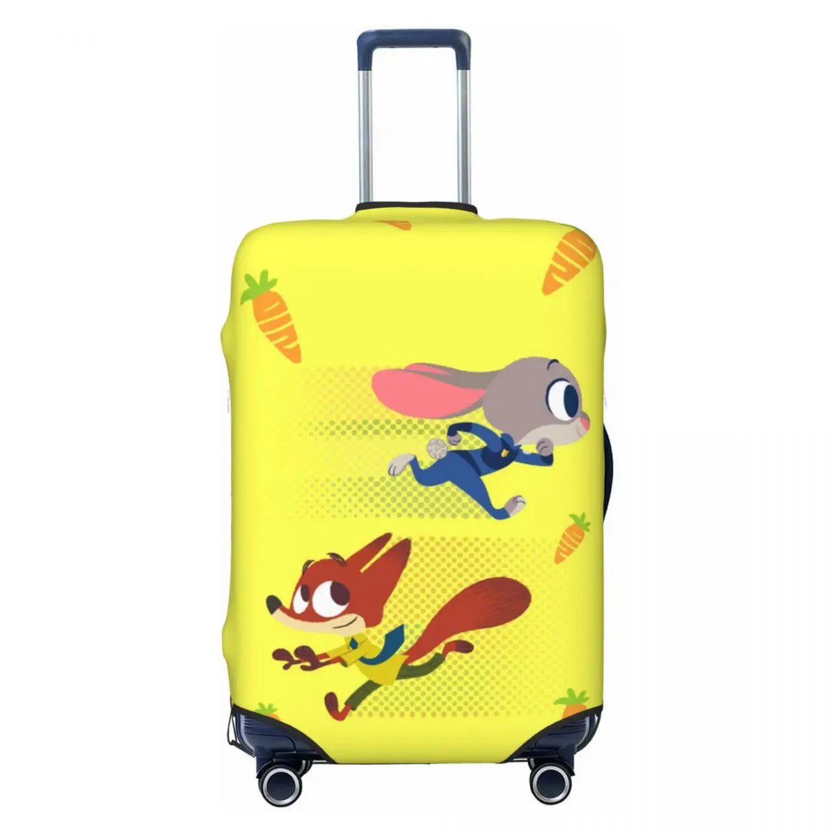 

Custom Judy Nick Wallpaper Luggage Cover Protector Fashion Zootopia Cartoon Travel Suitcase Covers for 18-32 Inch