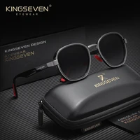Gafas de Sol KINGSEVEN para Hombre, Polarizadas UV400, Retro, Gafas de Moda para Hombre y Mujer, Casuales, para Conducir al Aire Libre, Monturas Redondas