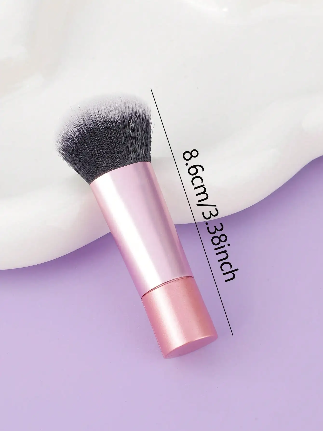 1pc Makeup Brush, Powder, Blush, Nail Powder Brush, Short Handle Portable Beauty Makeup Tool,Foundation Brush,Concealer Brush