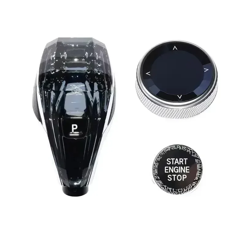 Shift knob Crystal shift knob button handle for car interior parts