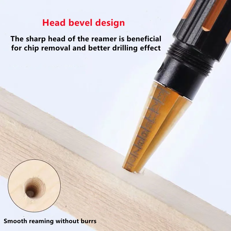 0-14mm Hass Drill Bit Metal Steel Hole Saw Reamer Cutter Opener Opening Drilling Tools Hole Opener Expanding Hole Puncher