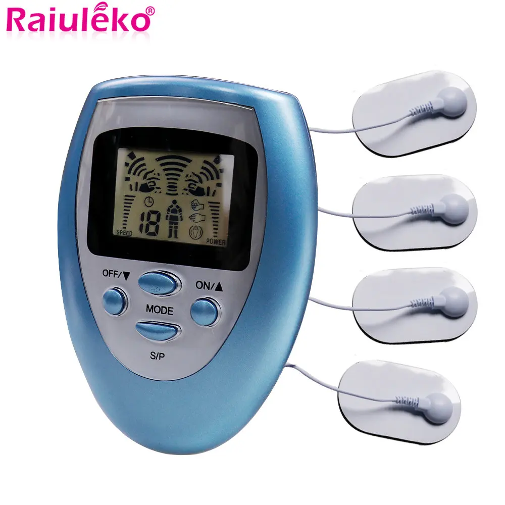 8Modes Tens Electronic Pulse Massager EMS Machine Massager Electrical Nerve Muscle Stimulator Low Frequency Physiotherapy Device