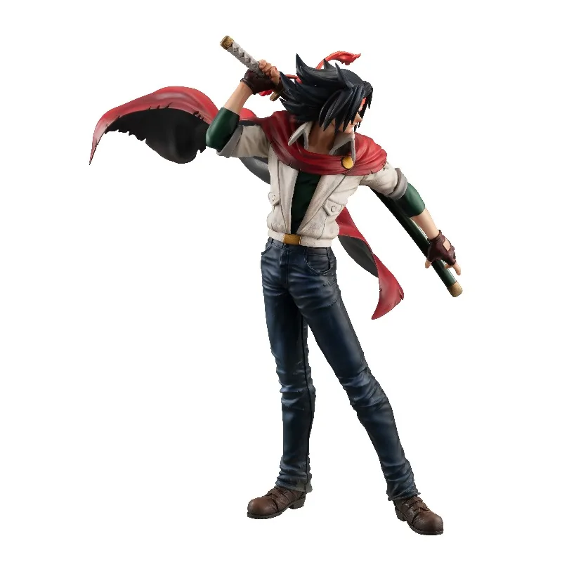Domon Kasshu 100% Original genuine 22cm PVC Action Figure Anime Figure Model Toys Figure Collection Doll Gift
