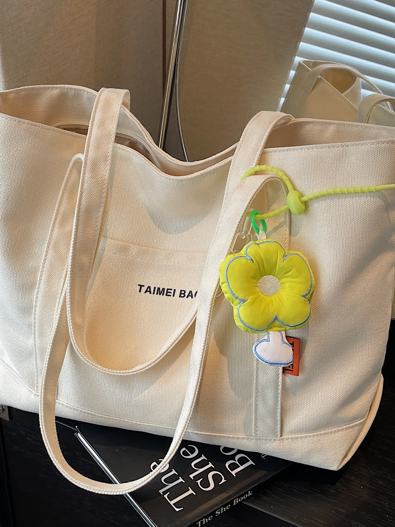 

Большая холщовая большая сумка Capaci, женская пригородная сумка, школьная сумка на одно плечо, универсальная большая сумка для ежедневного использования