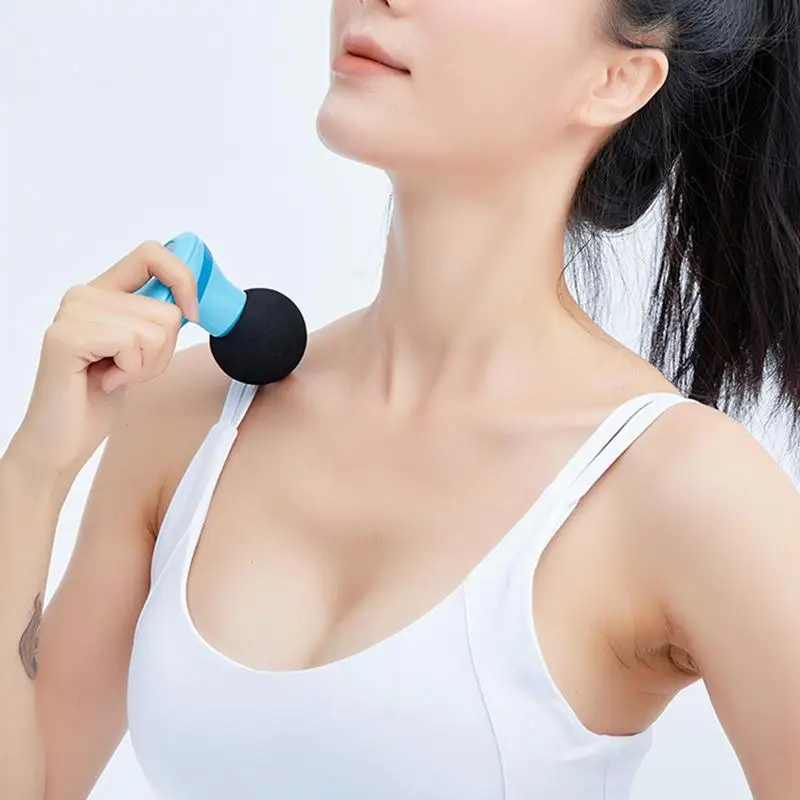 Massage Machine Powerful Handheld Deep Tissue Percussion Muscle Massager Intelligent Power Off Long Lasting Battery For Gym