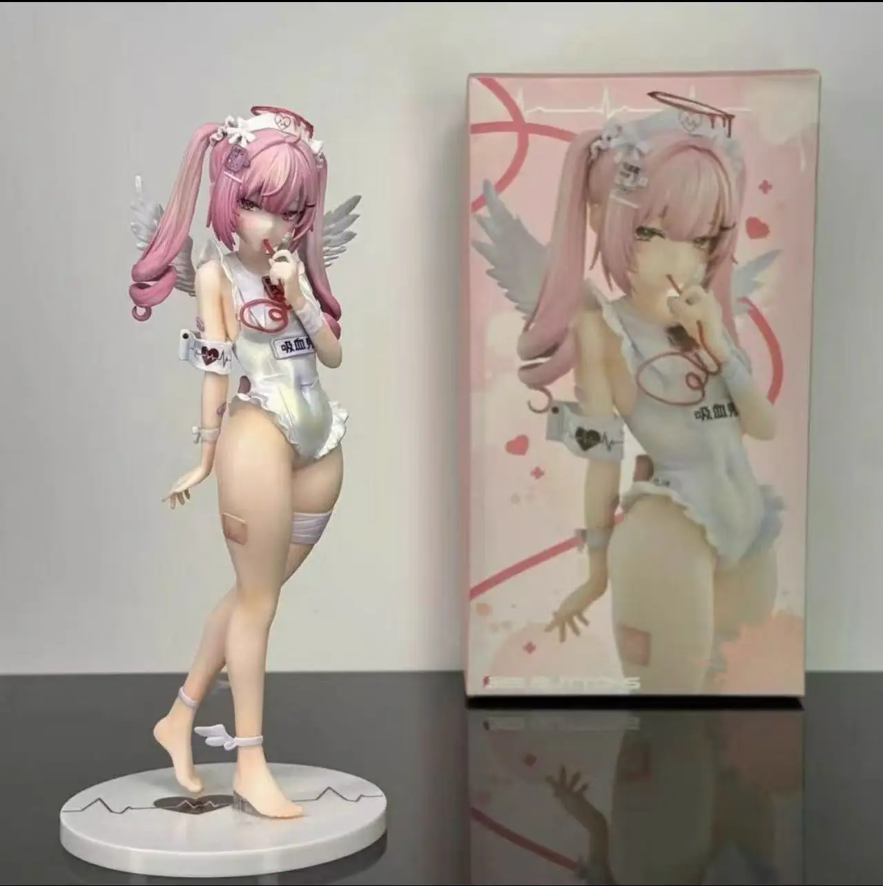 

"Anime Nurse Figure - Moonlight Lover【S+ Premium】Cute 2D Girl Collectible Model Desk Decoration Gift for Otaku"